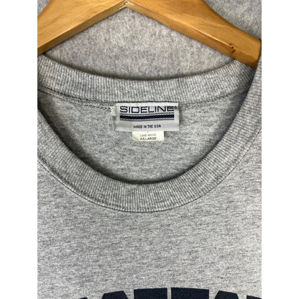 Vintage Georgetown University Hoyas Shirt Mens 2XL Gray Short Sleeve Made USA
